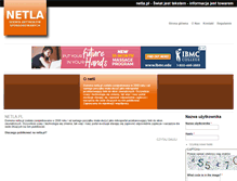 Tablet Screenshot of netla.pl